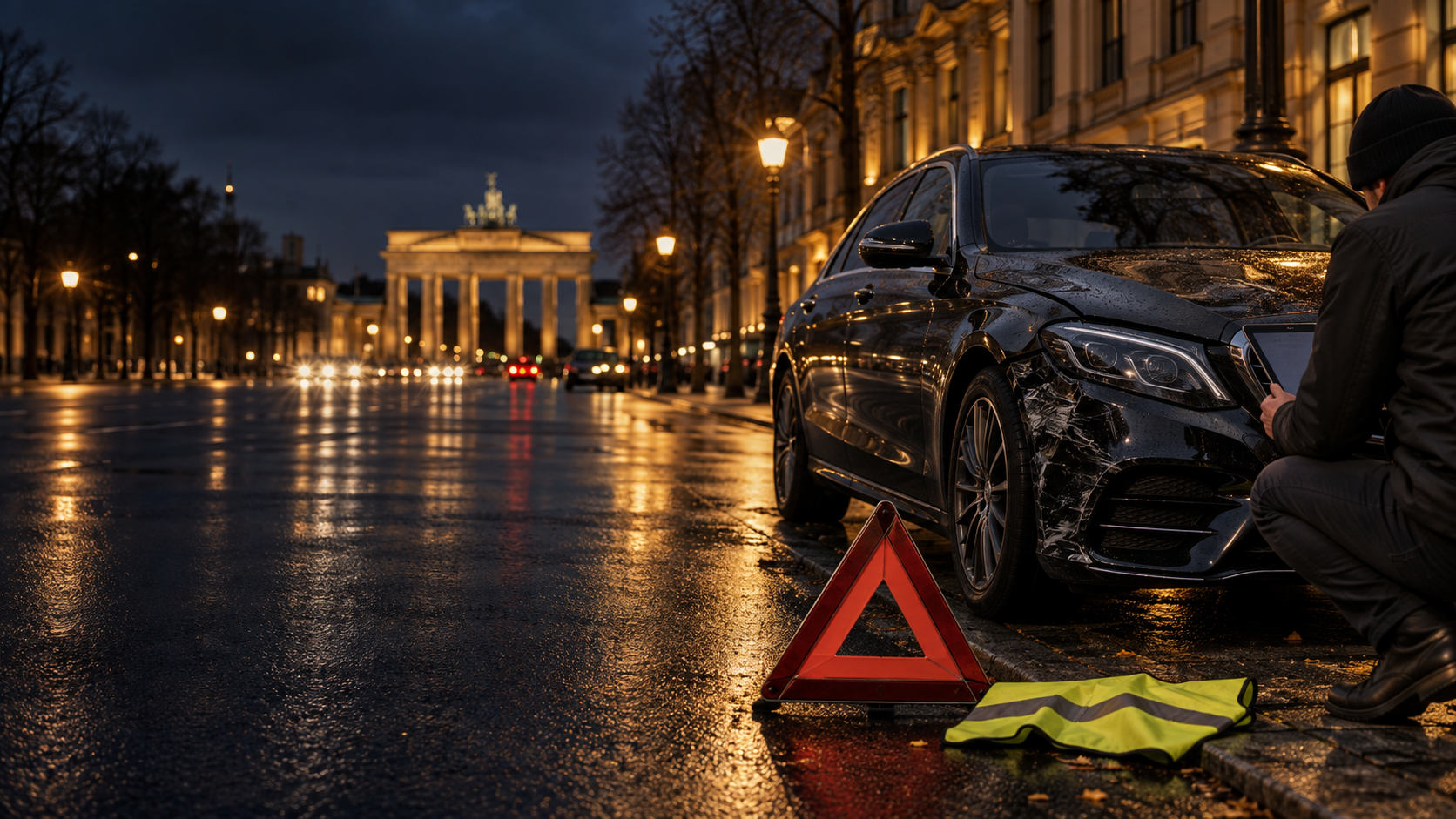 Kfz-Gutachten nach Autounfall in Berlin