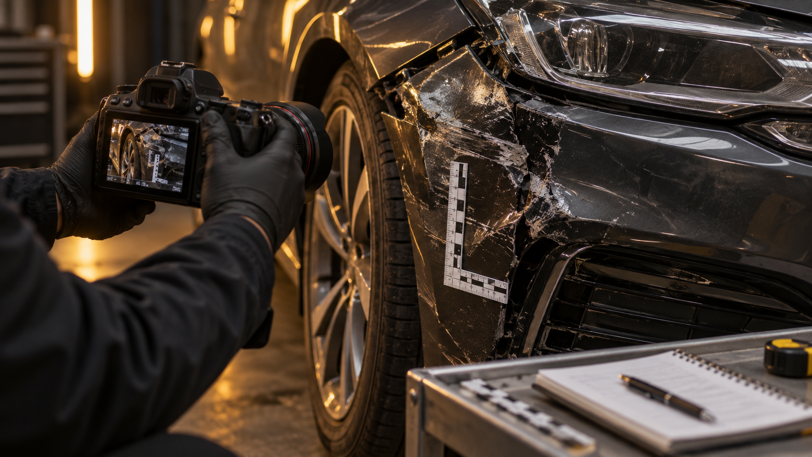 Beweissicherung am Fahrzeug in Berlin durch Elite-Gutachten